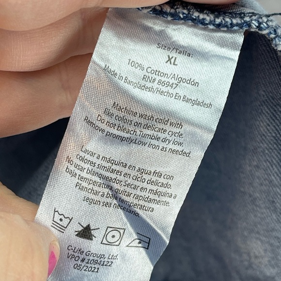 C Life Group Pink Floyd denim jacket size XL - Picture 5 of 5